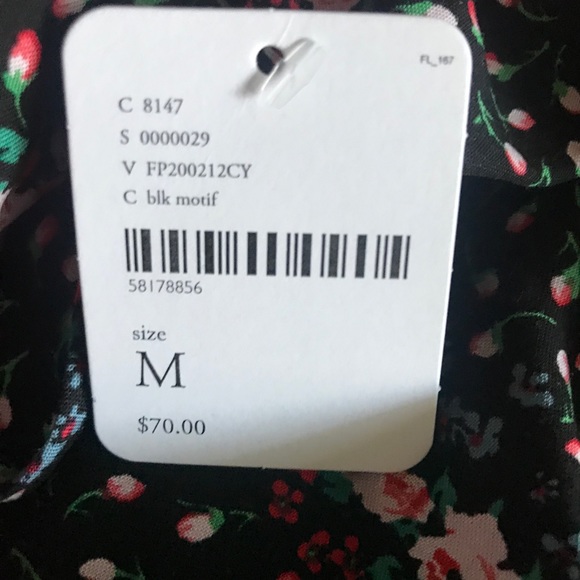 Free People NWT Floral Slip Dress Medium - Picture 7 of 12